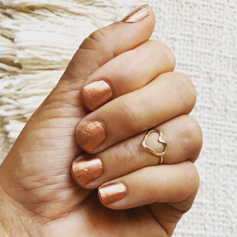 *Retired* Color Street: Moscow Or Never | Copper Penny Fall Shimmer Metallic - Picture 5 of 10